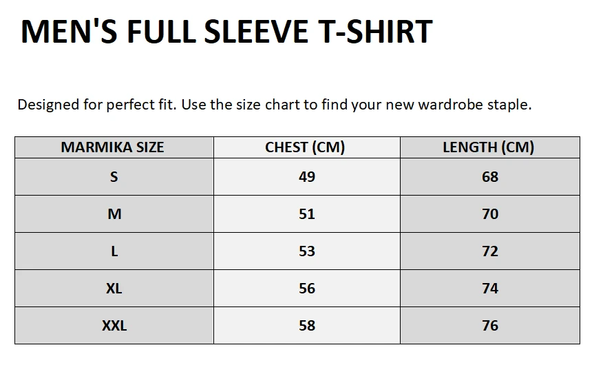 Size guide